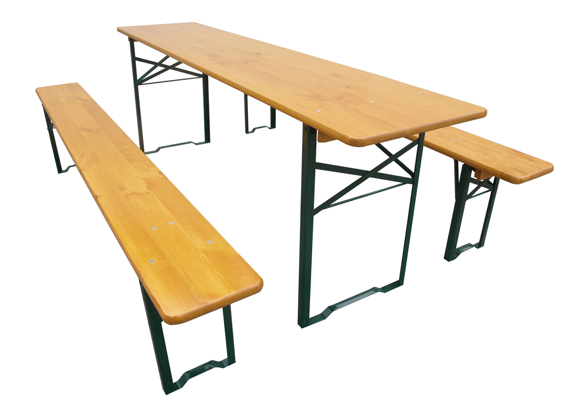 Складной стол с лавками