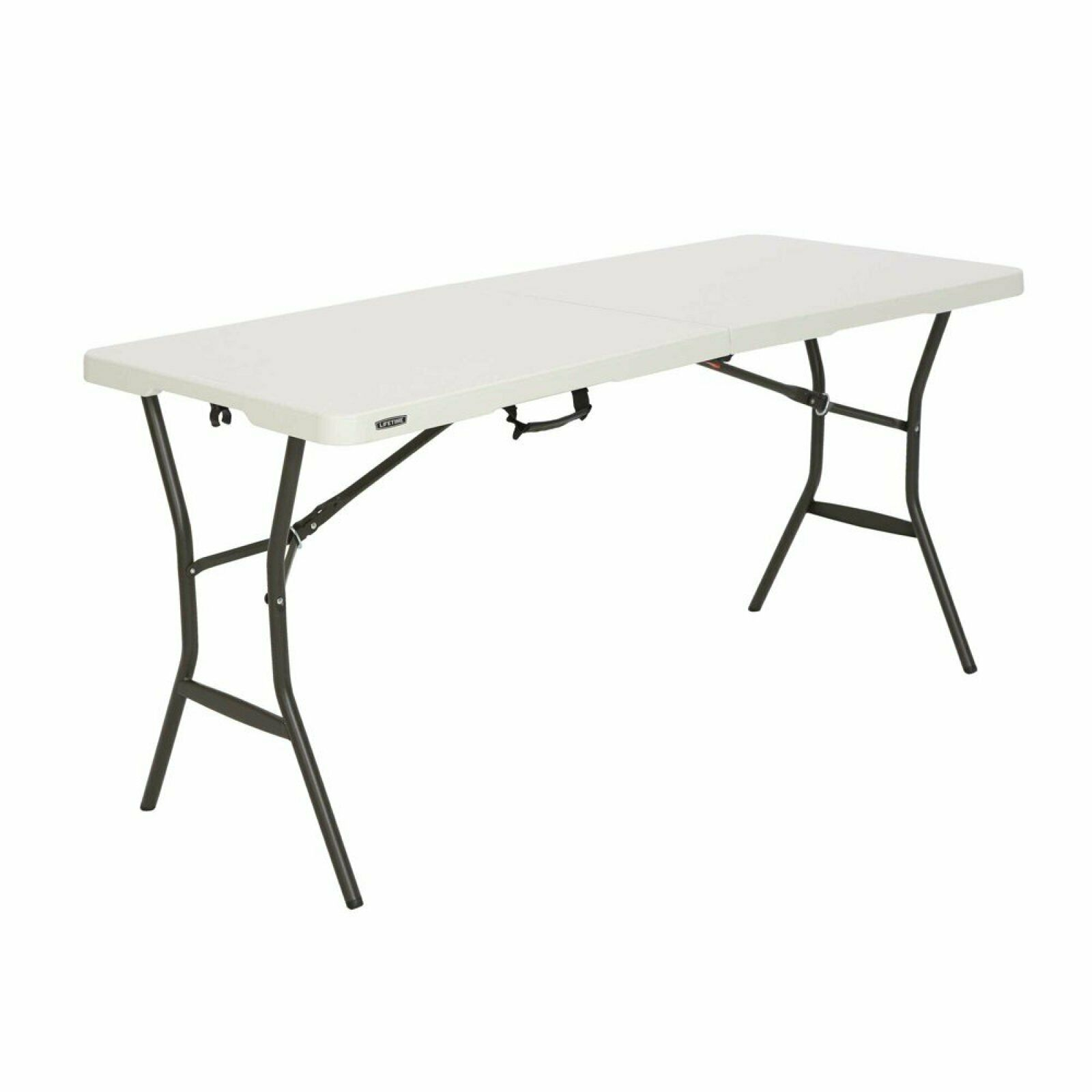 Lifetime 8 Commercial Grade Folding Table White Granite • Display