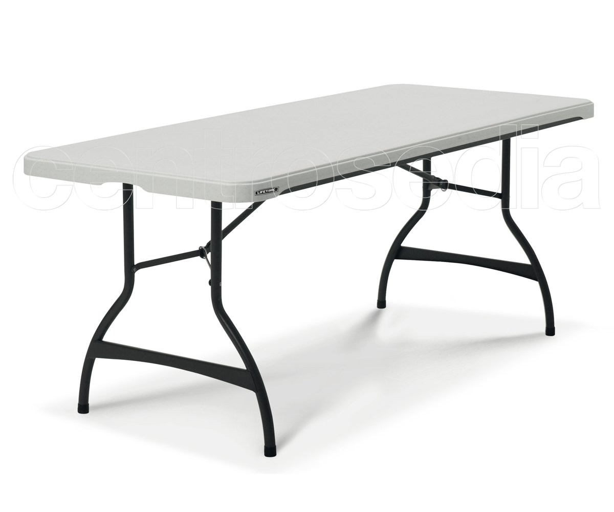 Lifetime 80272 Folding Table 183x76cm Folding Tables regarding sizing 1200 X 1000