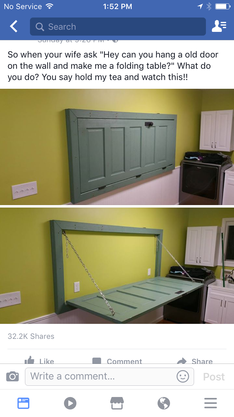 Old Door Folding Down Table 3 Laundry Table Laundry Room for proportions 750 X 1334 Old Door Folding Down Table 3 Laundry Table Laundry Room for proportions 750 X 1334