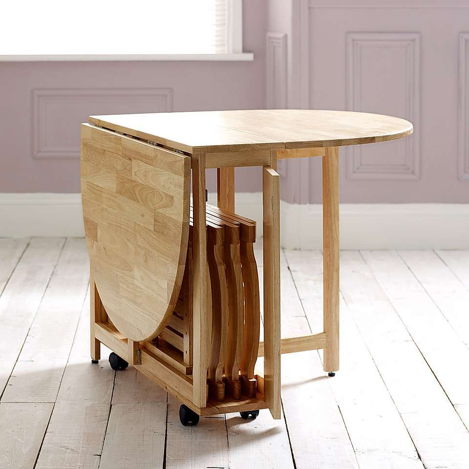 Rubberwood Butterfly Table With 4 Chairs Dunelm Kitchen For Size 960 X 960 